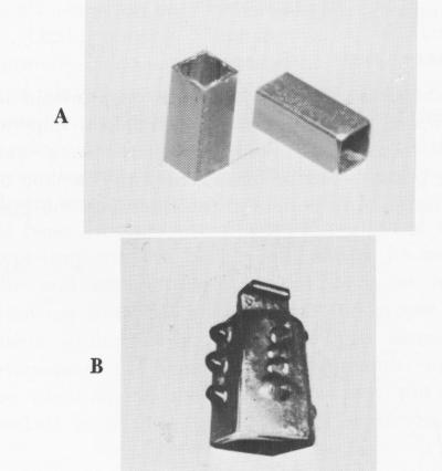 2 Rectangular and bell type copings over Linkow post type implants