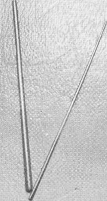 1 Endodontic stabilizers, cast in Vitallium or titanium