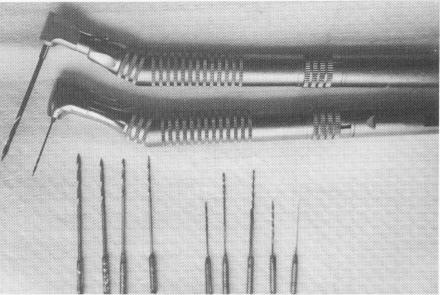 3 Engine mounted tapered & cylindrical reamers differing in length